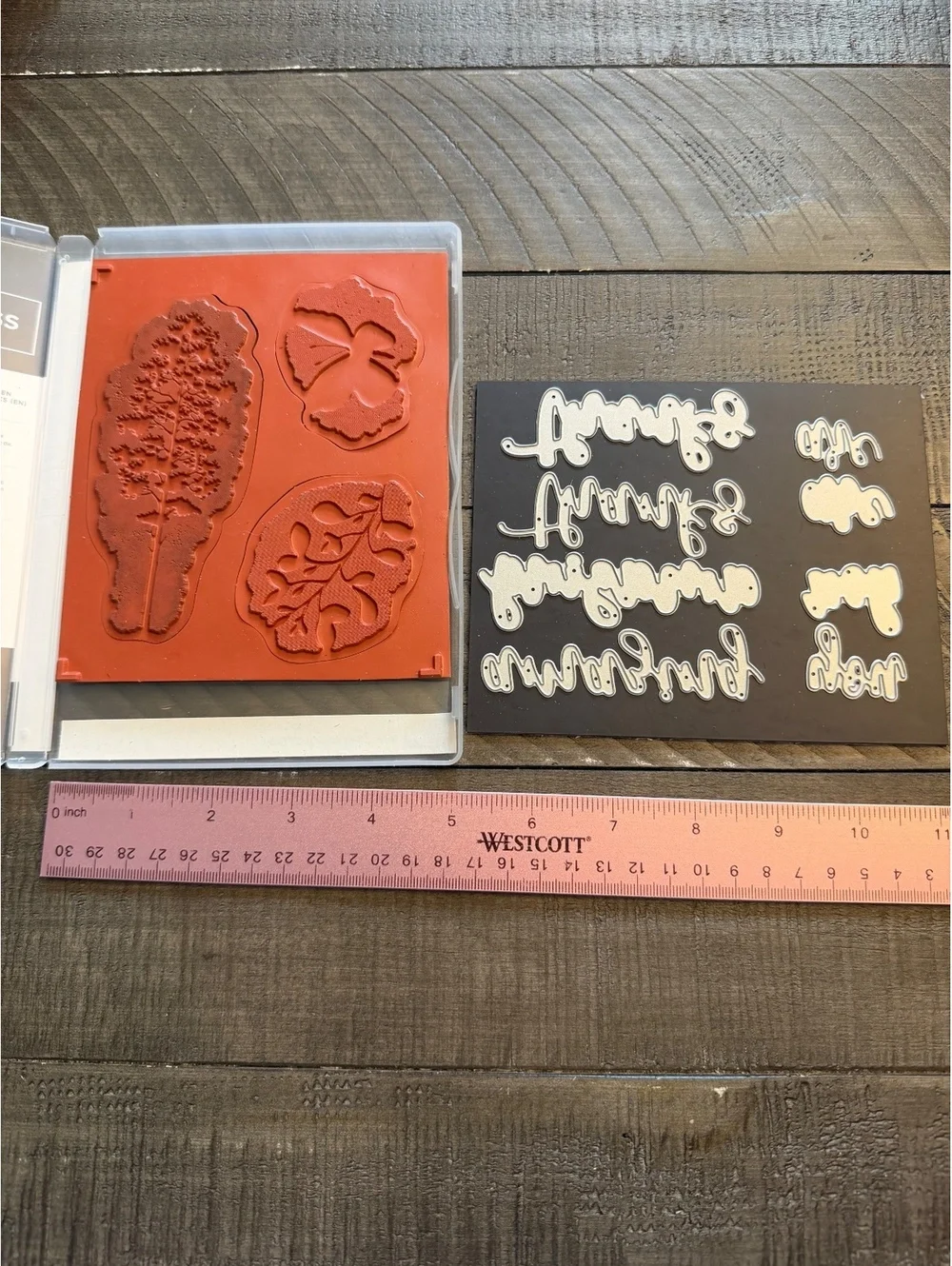 Stampin’ Up Amazing Silhouettes stamp set and Amazing Thanks Dies die cut set